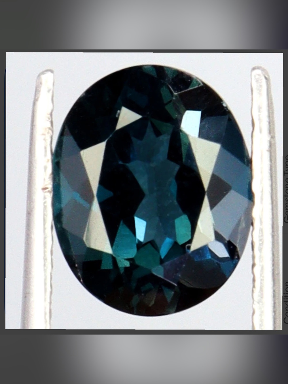 4.43CT Genuine Oval cut IF London Blue Topaz 11x9mm Stunning Gemstone
